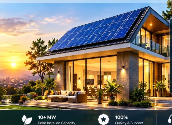 Residential solar installation